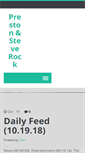 Mobile Screenshot of prestonandsteverock.com