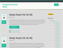 Tablet Screenshot of prestonandsteverock.com